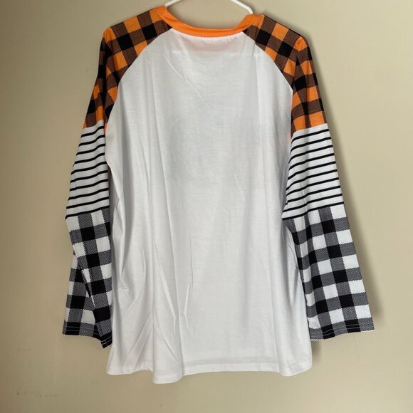 Pumpkin Graphic Raglan Top - Picture 4 of 8